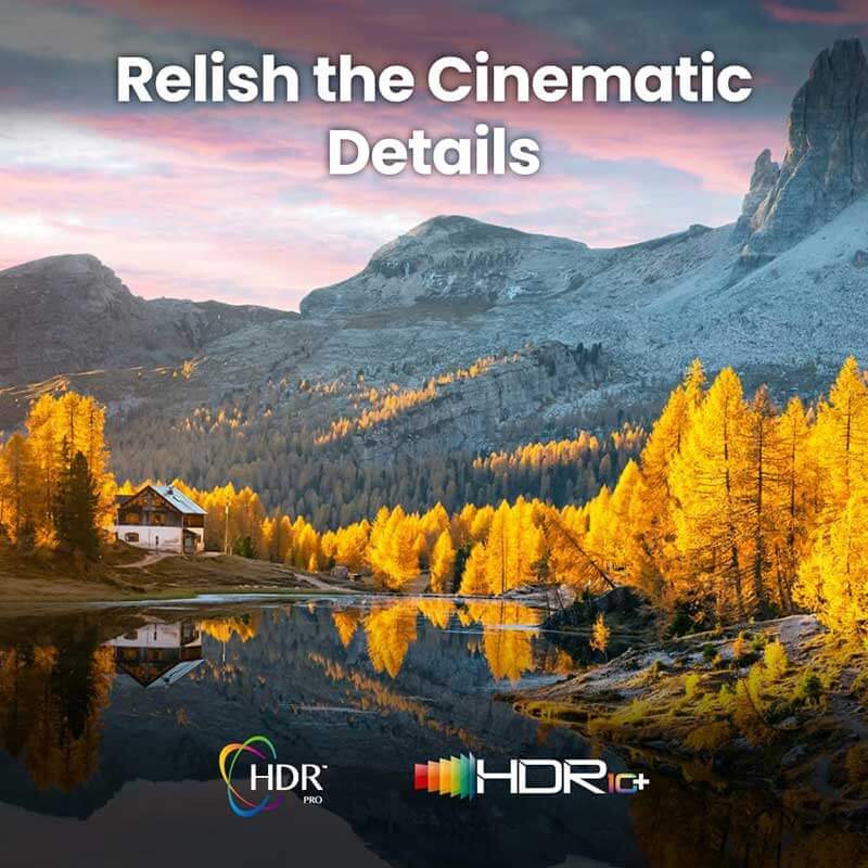 فناوری HDR-PRO برای جزئیات دقیق در صحنه‌های تاریک و روشن