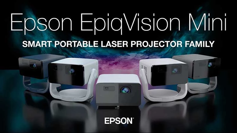 اپسون پروژکتورهای قابل حمل EpiqVision Mini EF22 و EF21 را معرفی کرد