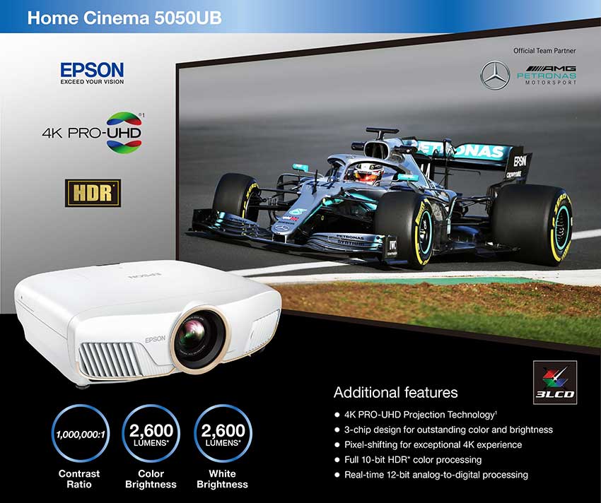 Epson Home Cinema 5050UB 4K PRO-UHD