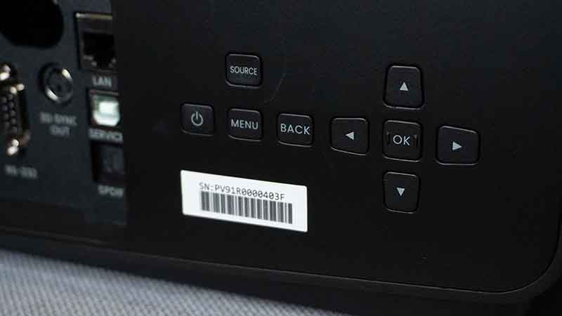 BenQ-W5800-Sample-Control-Panel