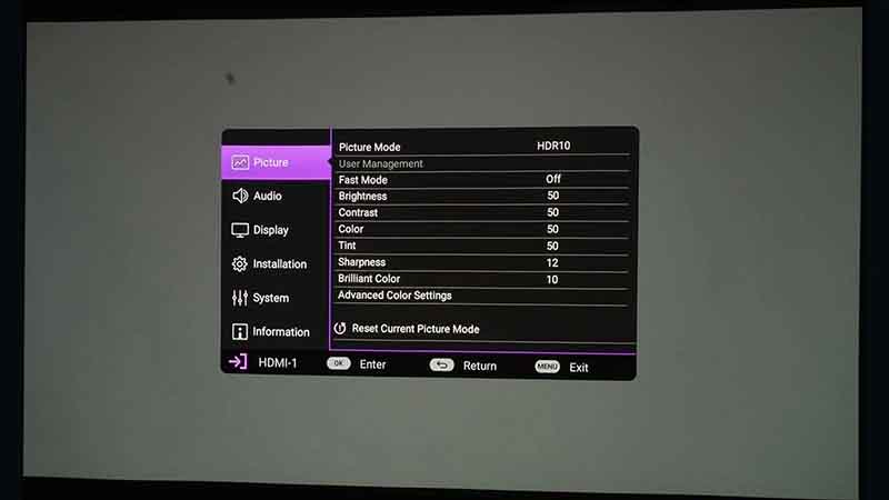 BenQ_HT3560_Menu2