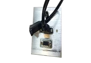 باکس دیواری پریز HDMI و VGA فلزی برند ZZCO